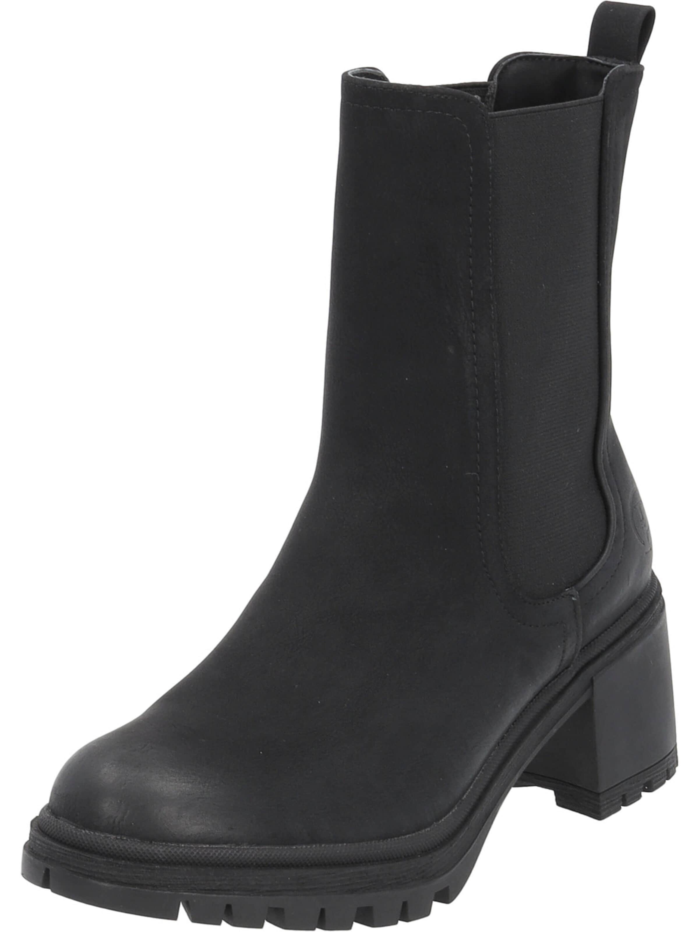 Palado Chelsea boots 'Thasos 018-1401' in Zwart: voorkant