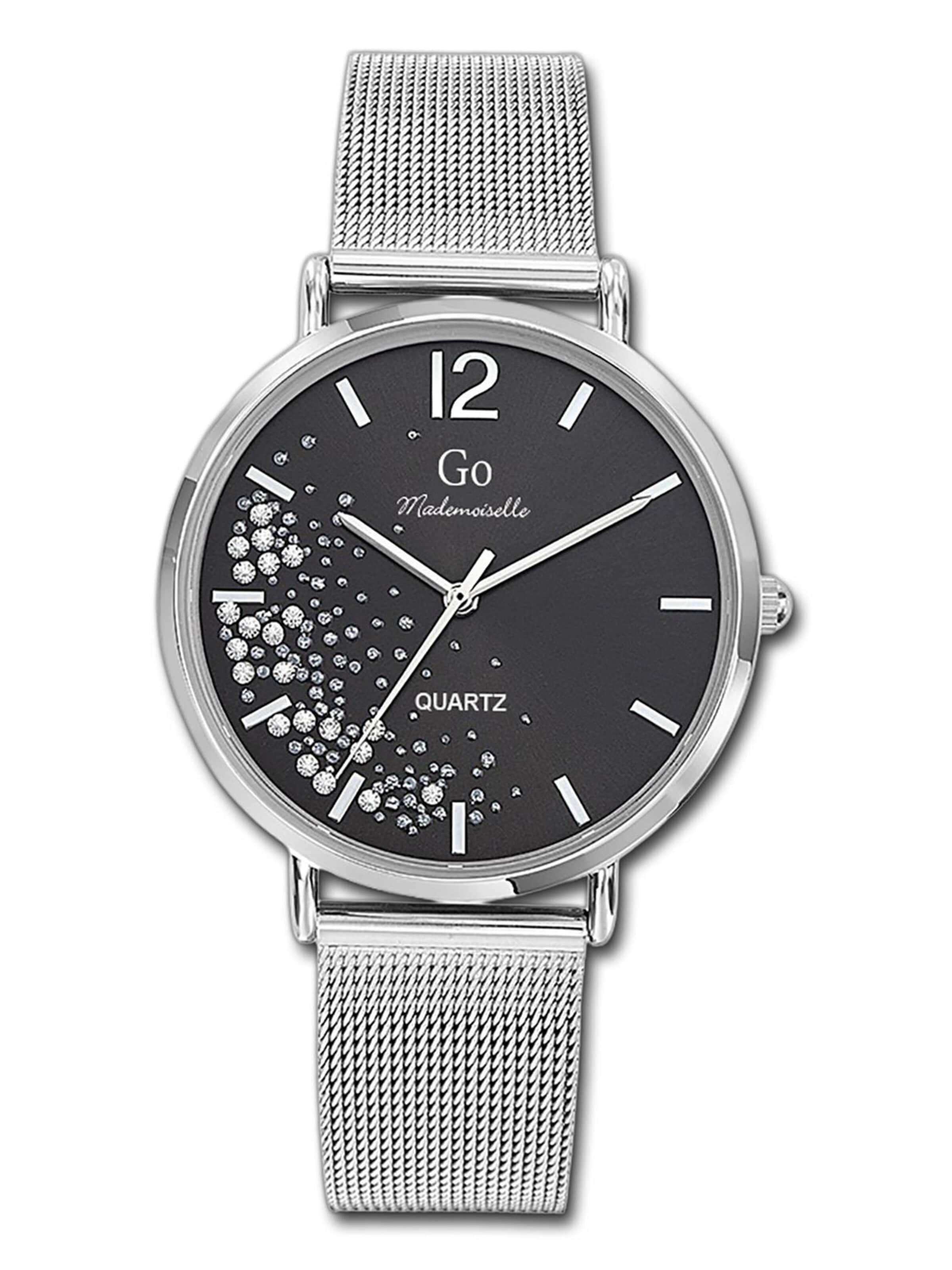 GO GirlOnly Analoog horloge in Zilver: voorkant