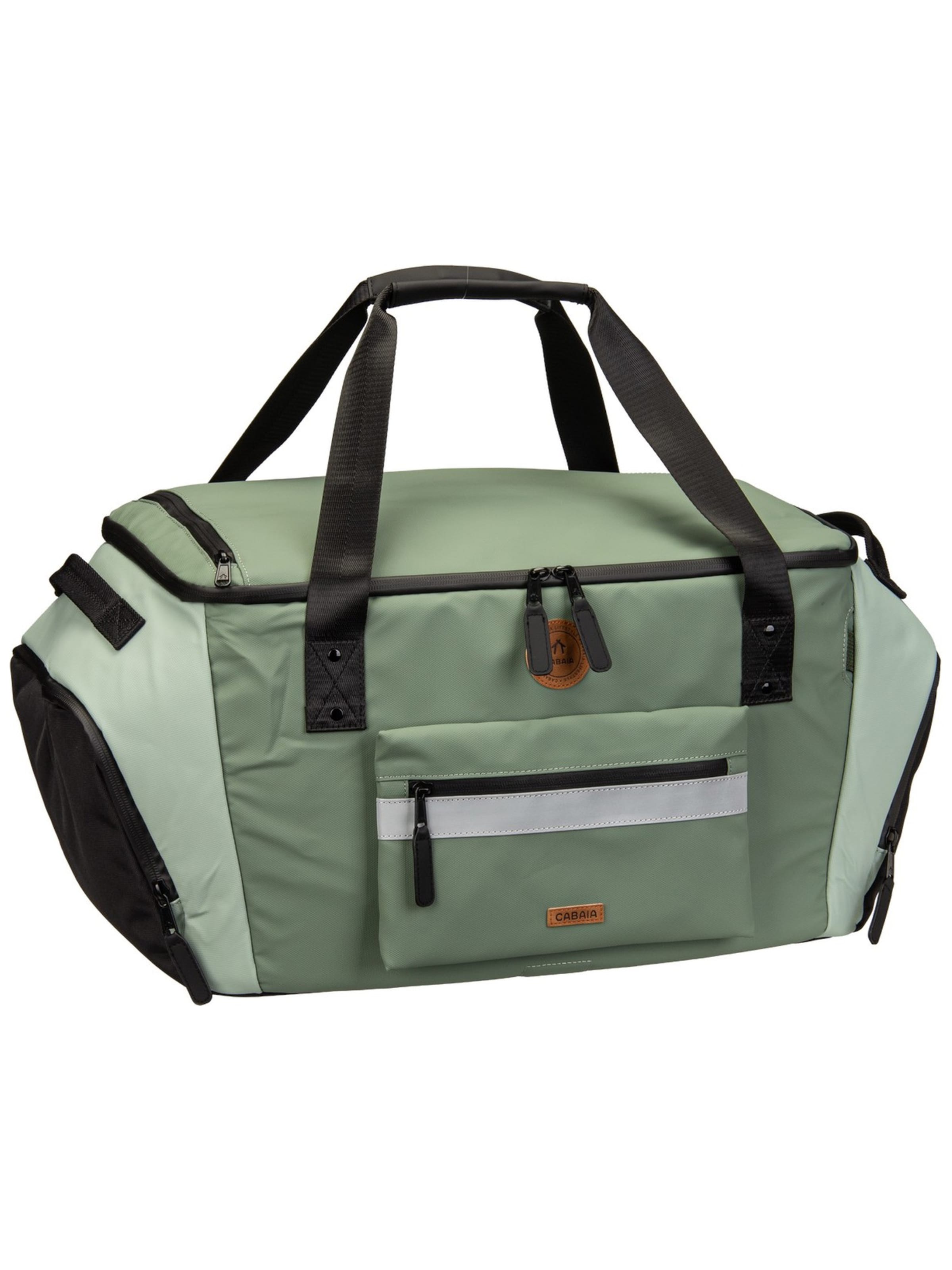 Cabaia Sporttasche ' Duffle Explorer Medium ' in Grün: Vorderseite