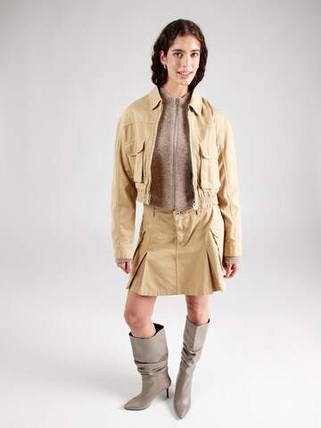 modström Knit cardigan 'Tree' in Beige