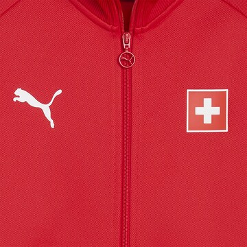 PUMA Trainingsjack 'Schweiz T7' in Rood