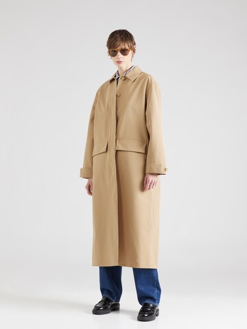 Calvin Klein Jeans Between-seasons coat in Beige: front