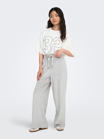 JDY Loose fit Trousers 'JDYVida' in Grey