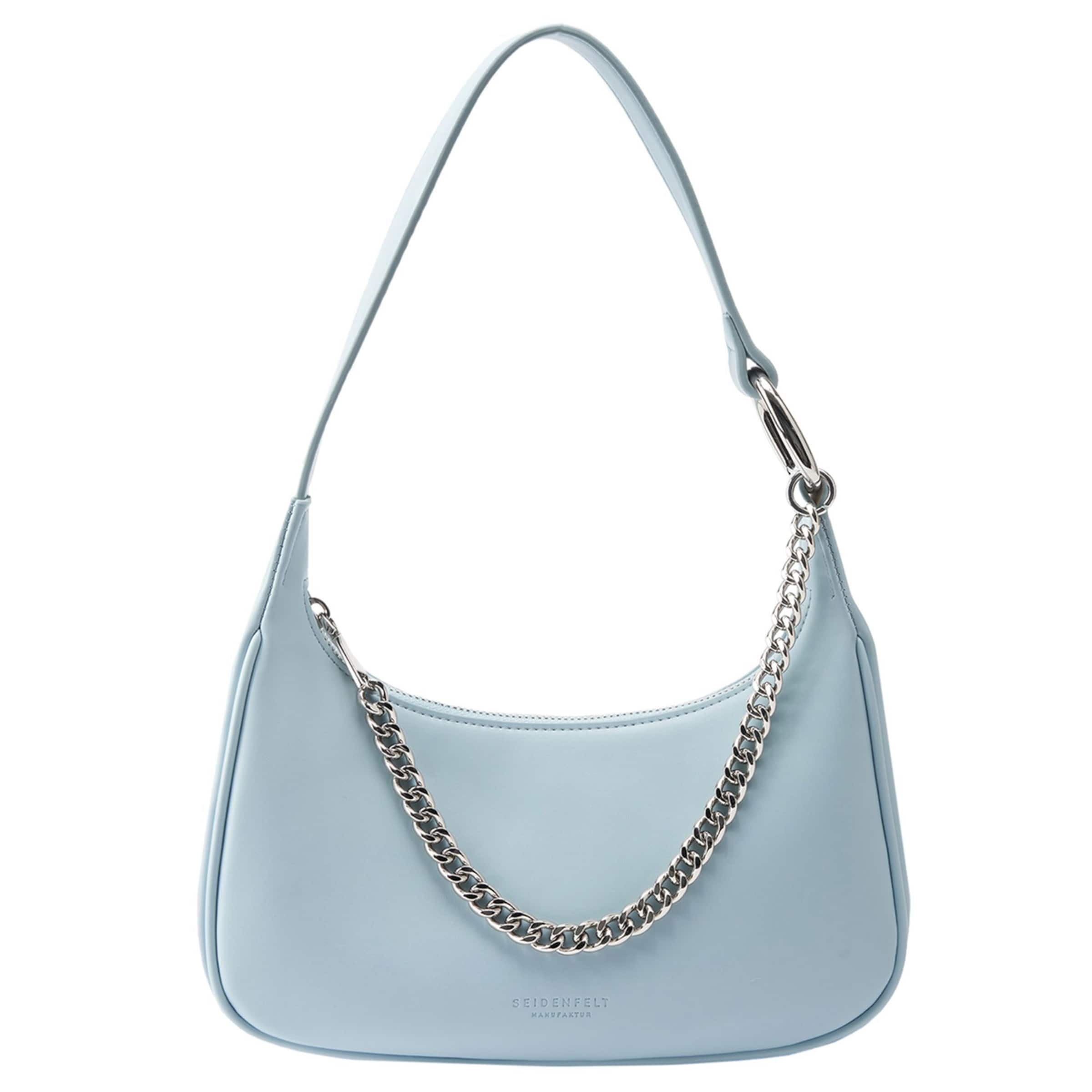 Borsa a spalla 'Naantali ' di Seidenfelt in blu: frontale