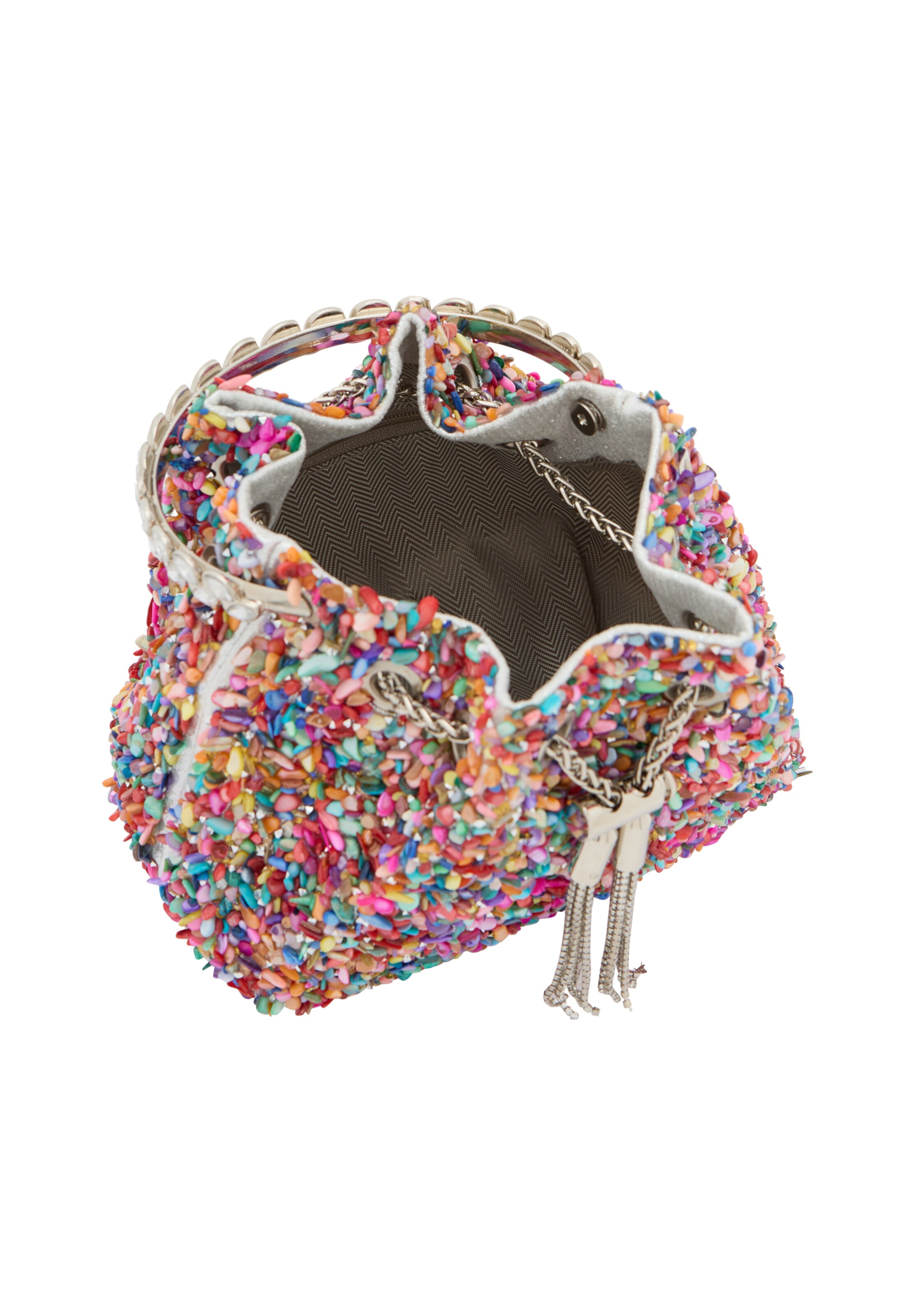 swirly Pouch in Mixed colors