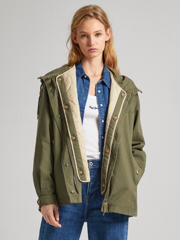 Pepe Jeans Between-Seasons Parka 'Sally' in Green: front