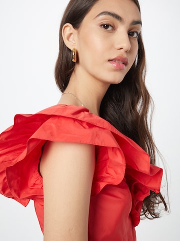 Robe de cocktail SWING en rouge