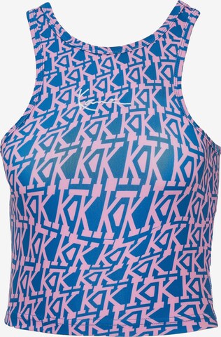 Karl Kani Top in Blauw: voorkant