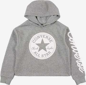 CONVERSE Sweatshirt in Grijs: voorkant