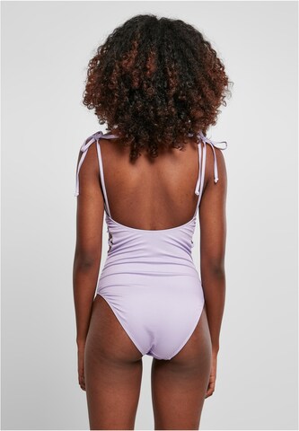 Urban Classics Regular Swimsuit in Purple