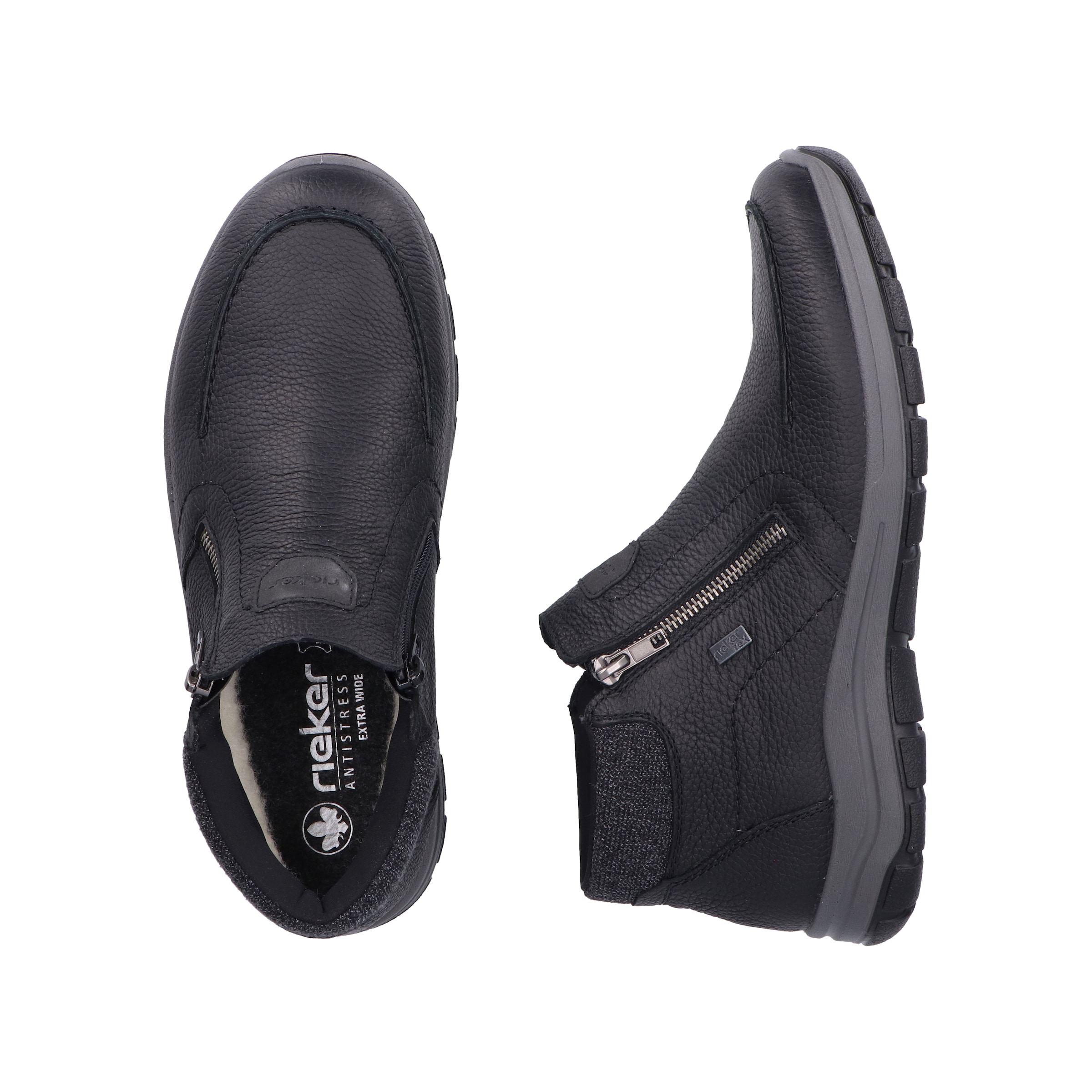 Botine de la Rieker pe negru