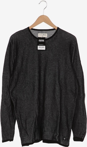 TOM TAILOR DENIM Sweater & Cardigan in XXL in Black: front