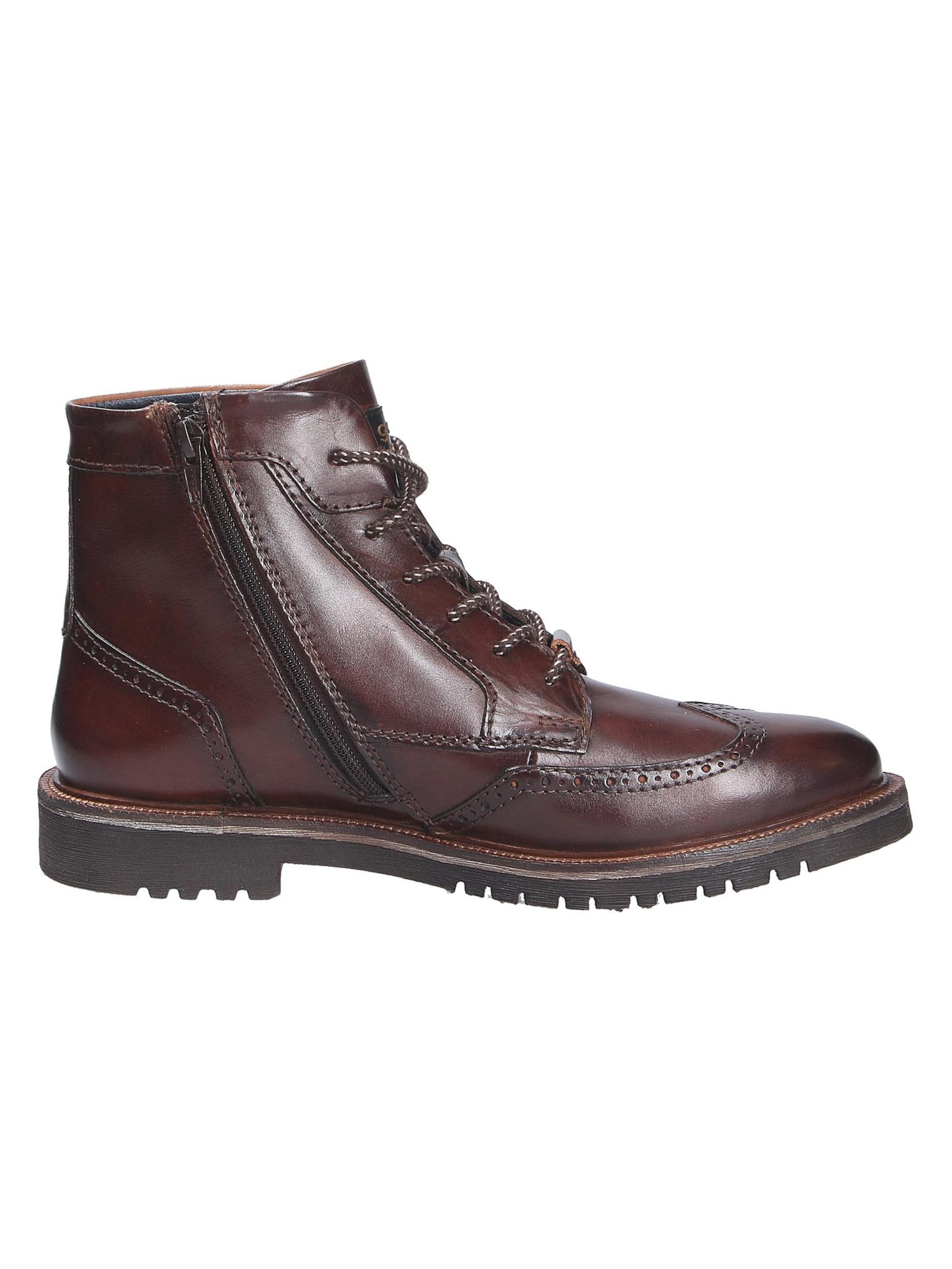 bugatti Lace-Up Boots in Brown