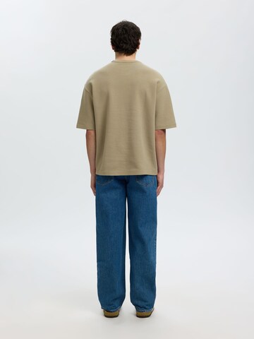 T-Shirt SELECTED en vert