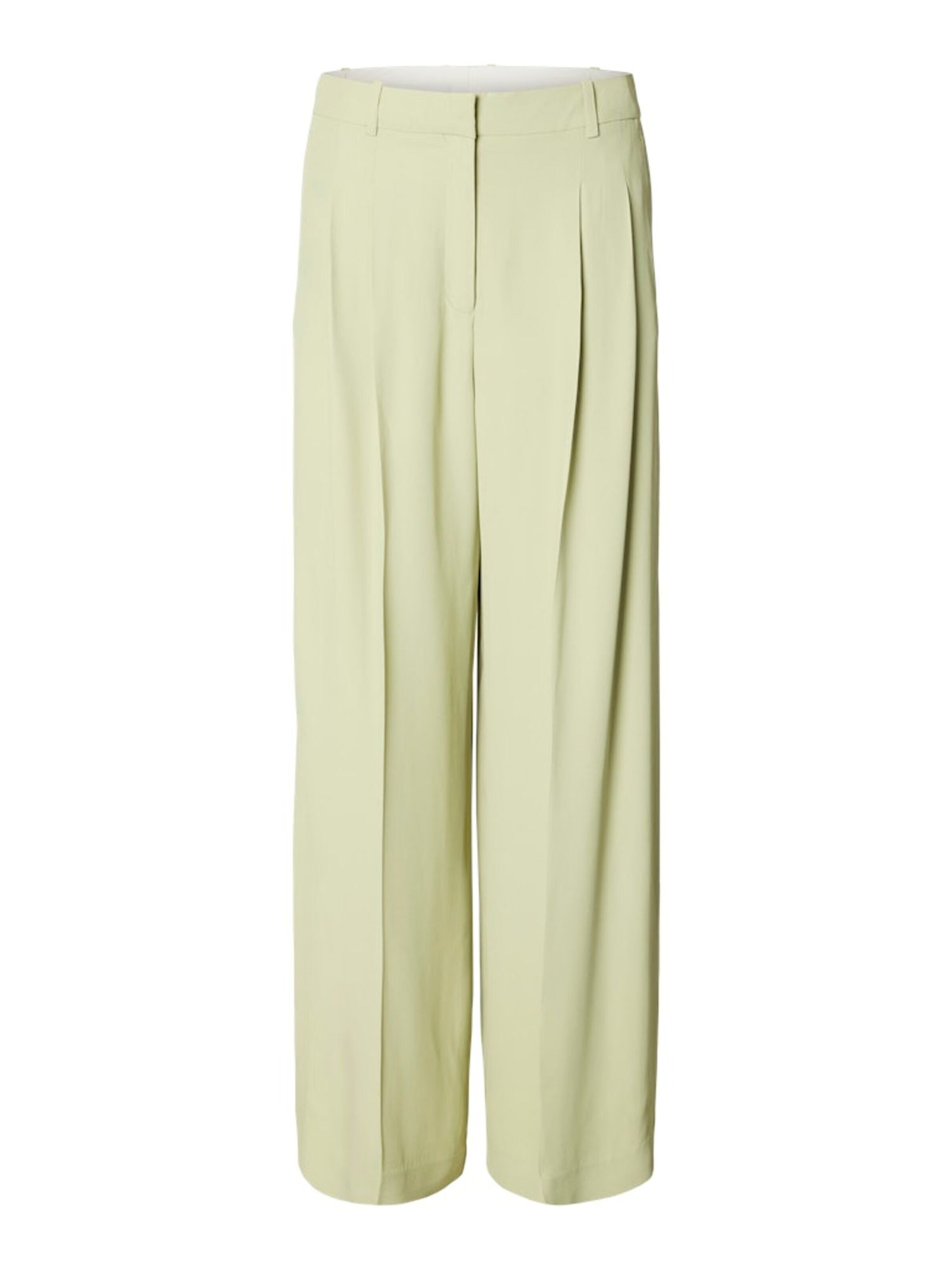 SELECTED FEMME Wide leg Pants 'SLFEXTRA' in Green: front