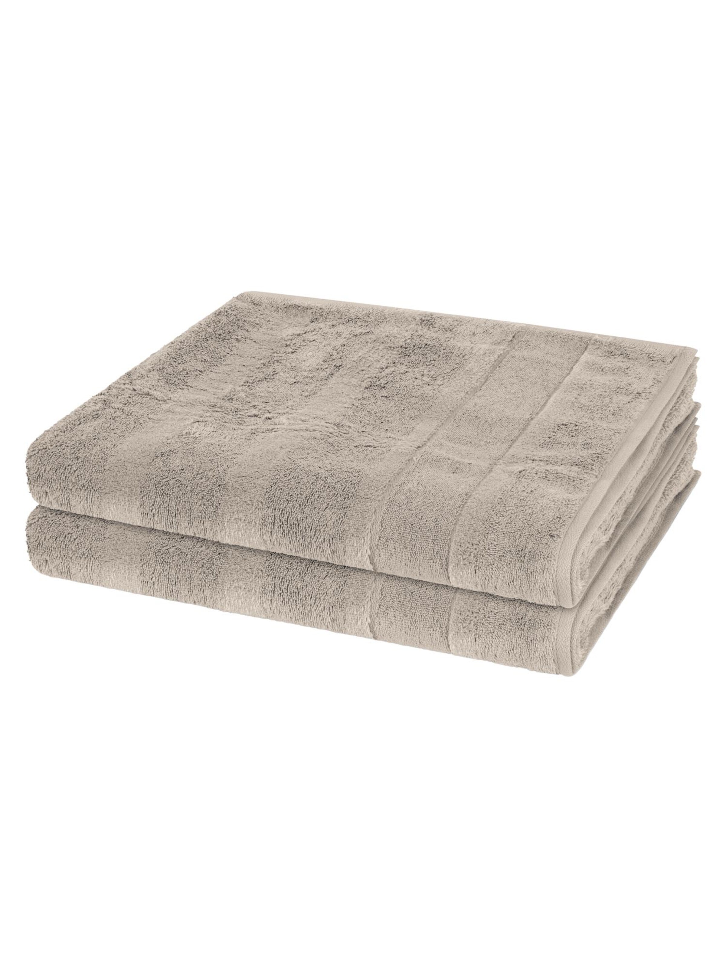 Cawö Towel 'Noblesse' in Grey: front