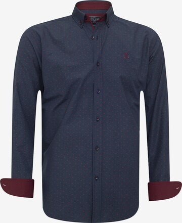 Camicia 'Luba' di Sir Raymond Tailor in blu: frontale