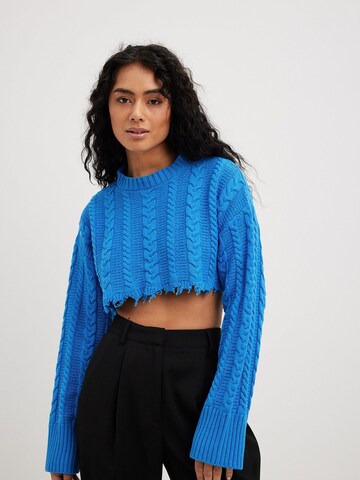 NA-KD Pullover in Blau: Vorderseite