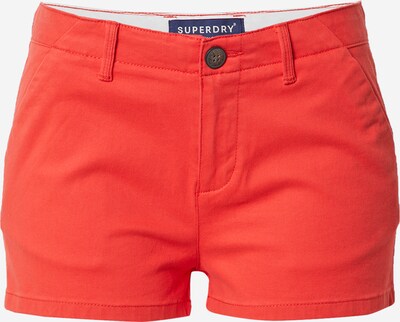 Superdry Pantalon 'CHINO HOT SHORT' en rouge, Vue avec produit