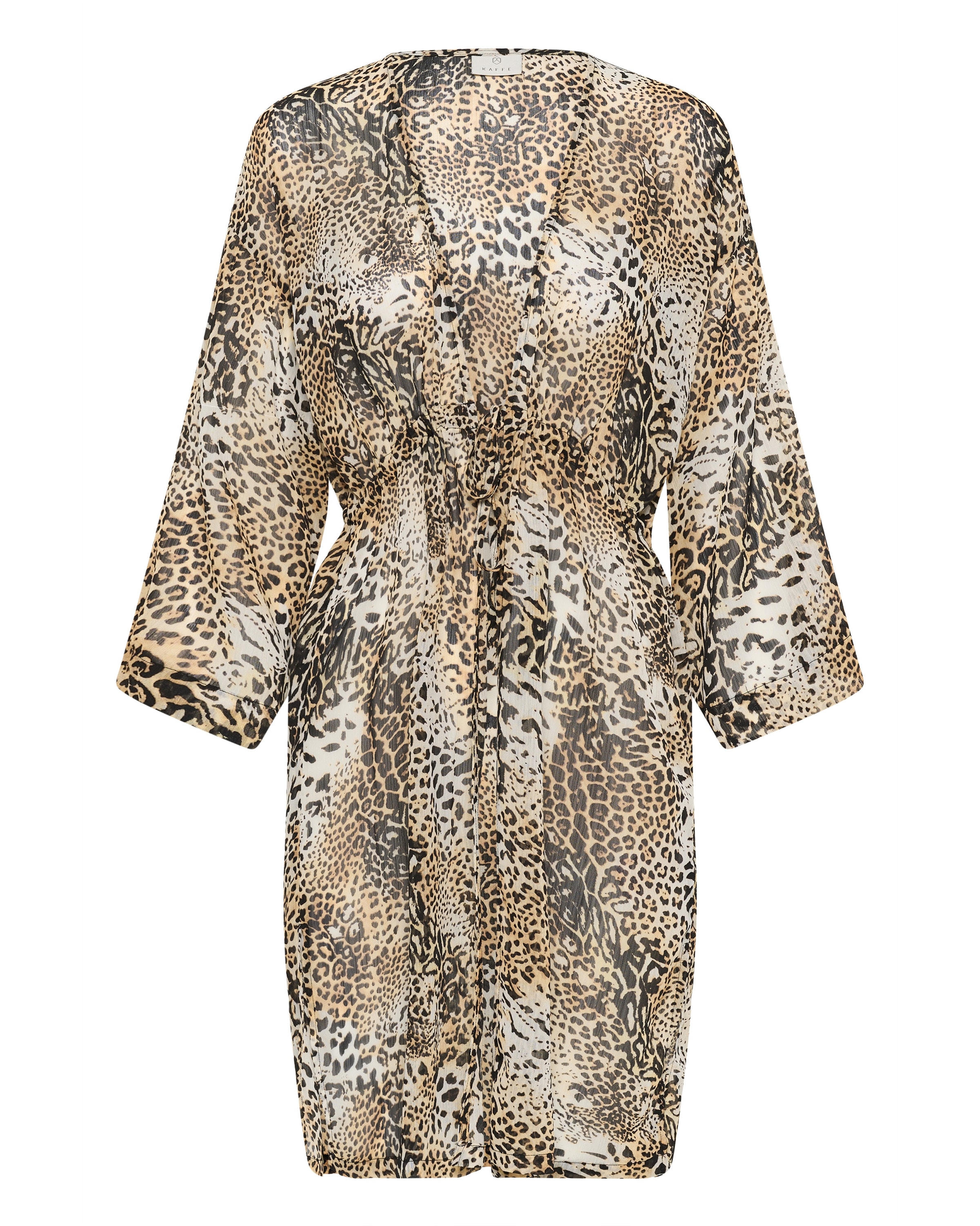 Kaffe Kimono 'KASea' in Bruin: voorkant