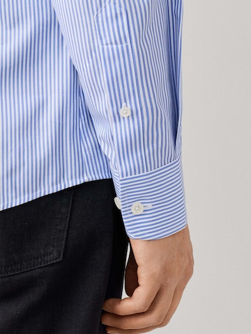 Hackett London Comfort fit Zakelijk overhemd in Blauw