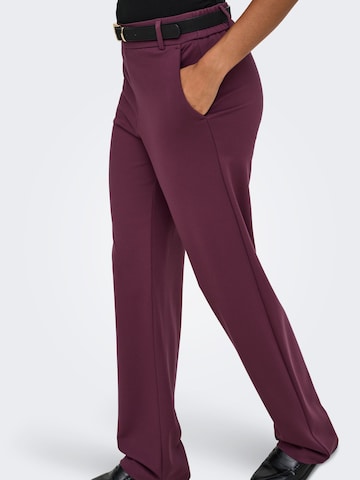 ONLY - Loosefit Pantalón 'ONLPoptrash' en rojo