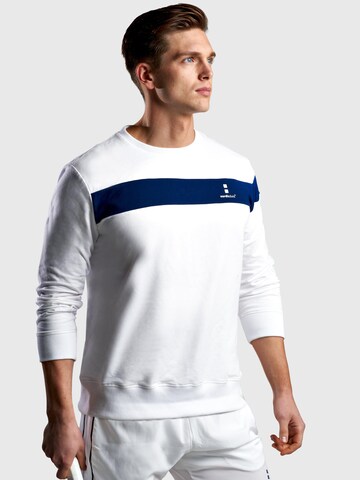 nordicdots Sportsweatshirt 'Organic' in Wit: voorkant