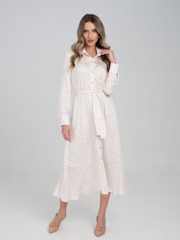 Couture de Marie Skjortklänning 'Viscose Shirt Dress – Raya' i vit