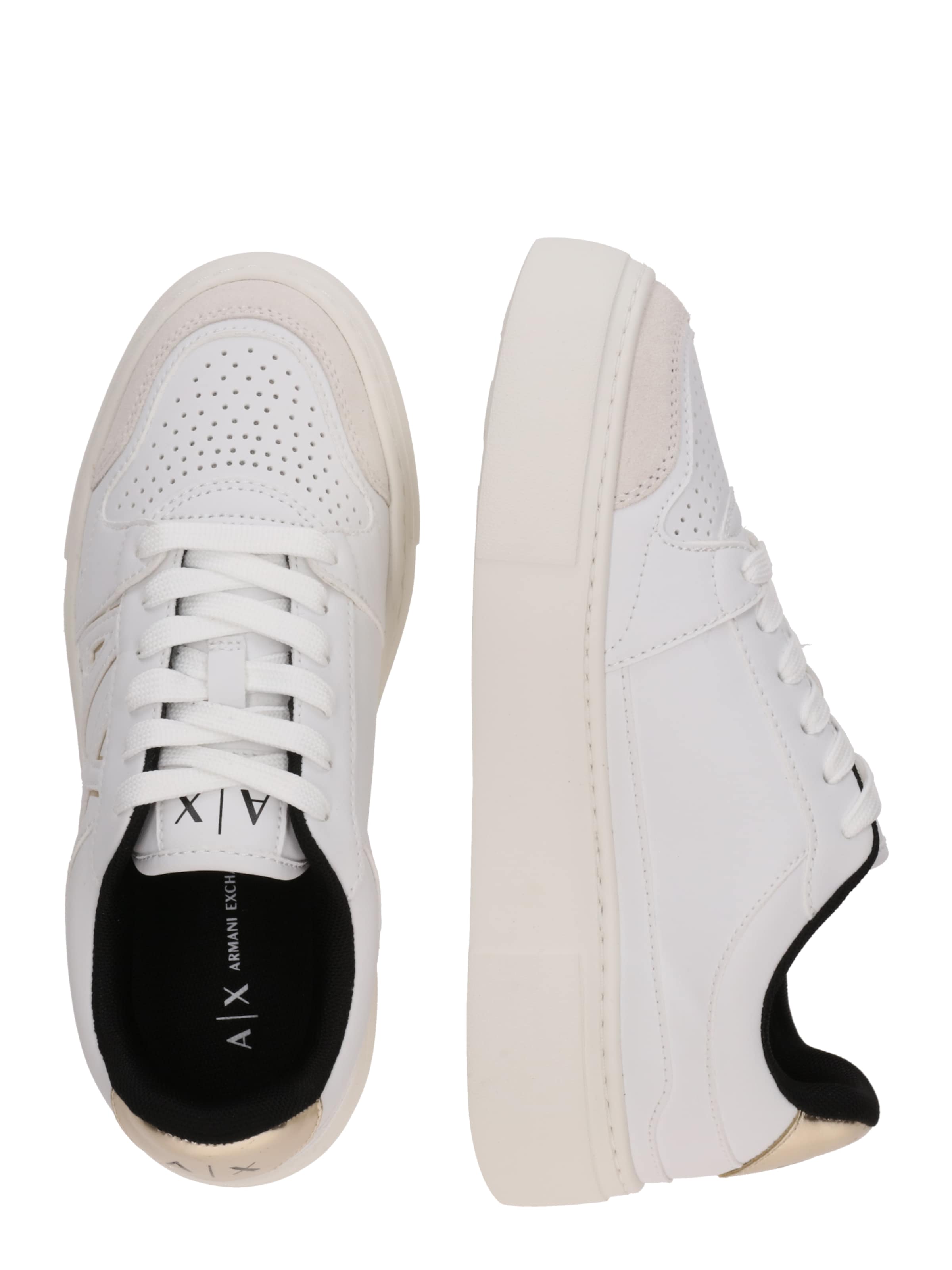Baskets basses ARMANI EXCHANGE en blanc