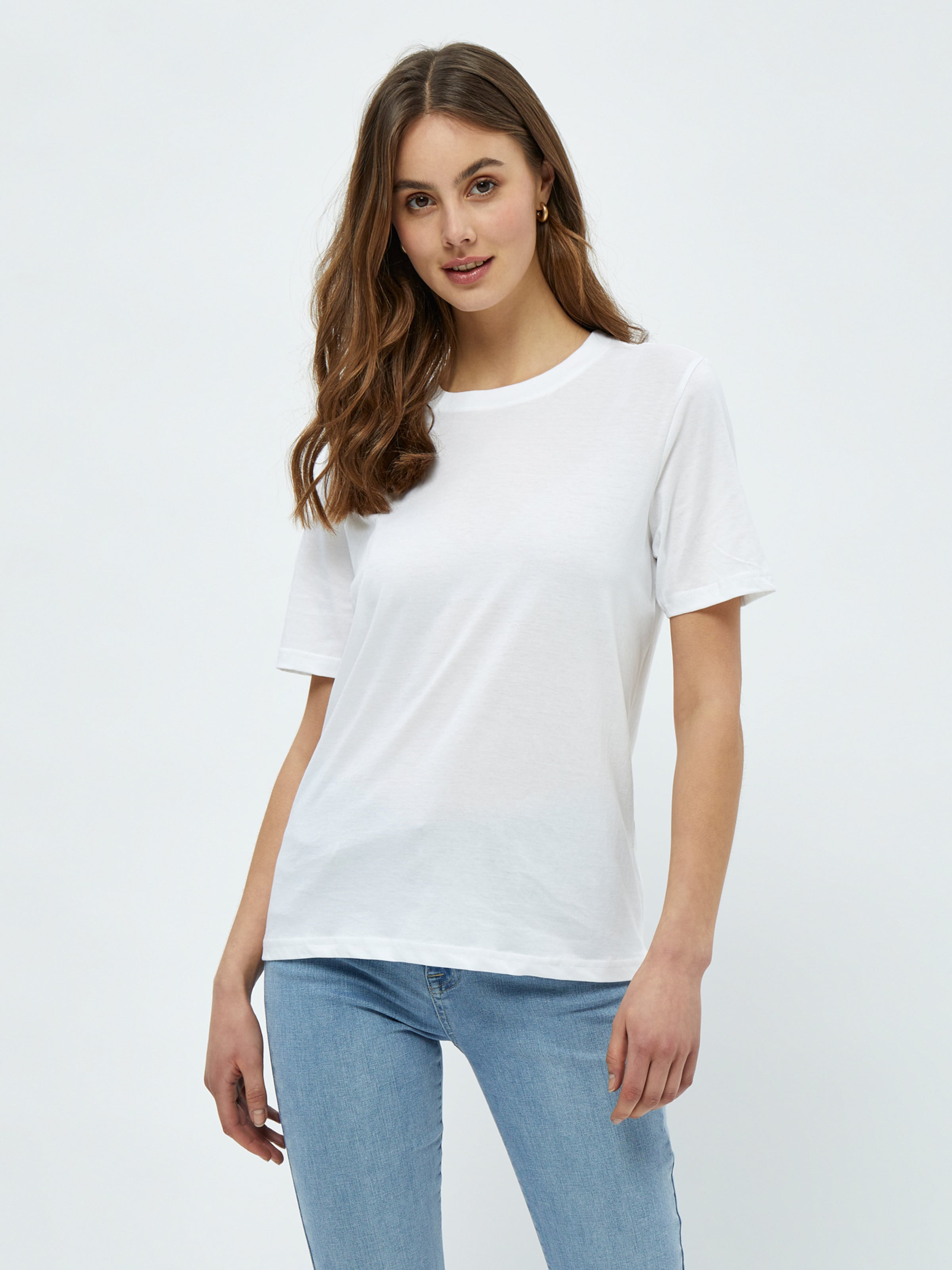 T-shirt 'Cathy' minus en blanc