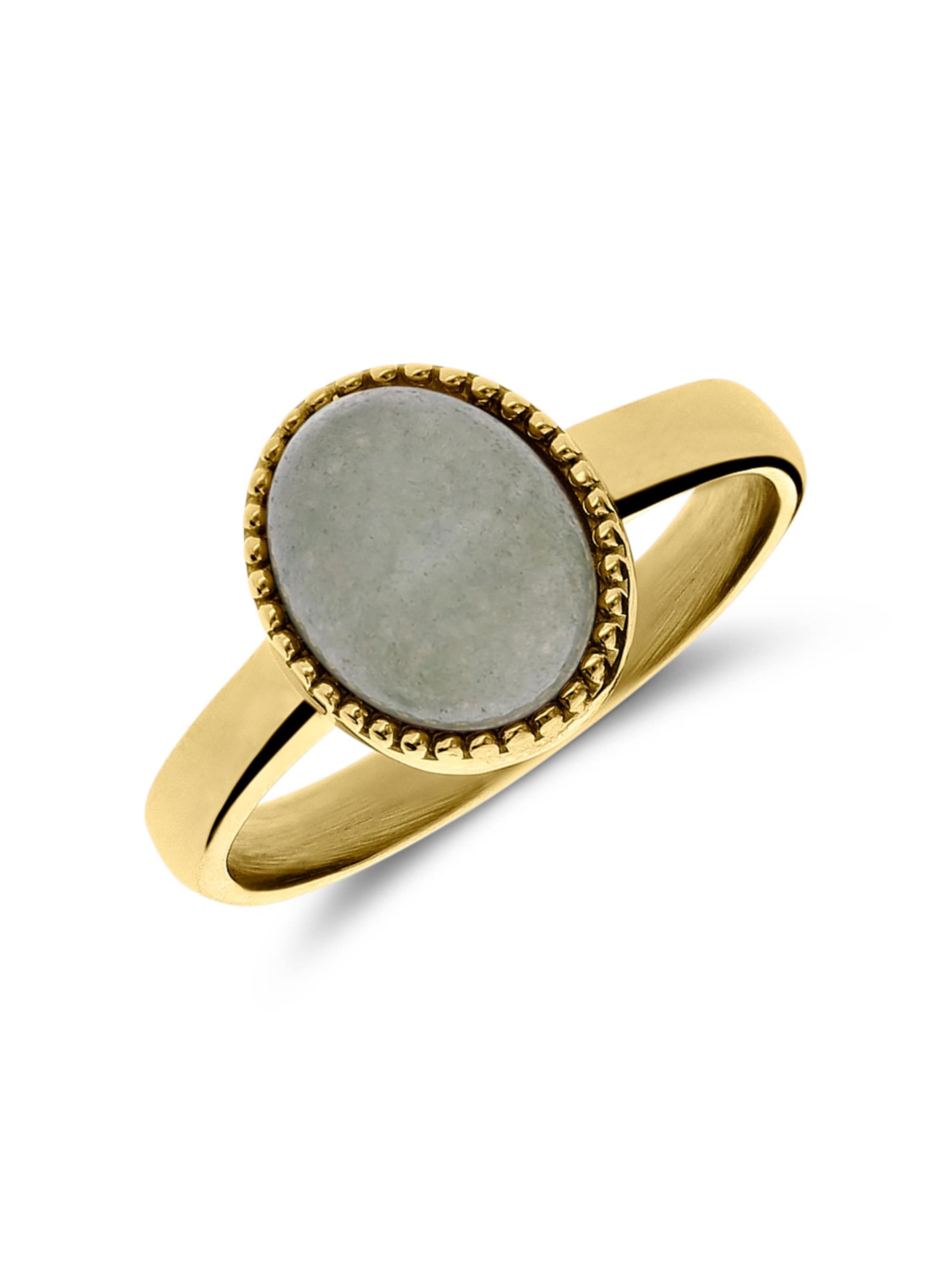 Lucardi Ring in Gold: Vorderseite