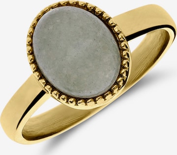 Lucardi Ring in Gold: Vorderseite