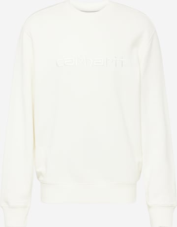 Carhartt WIP Sweatshirt 'Duster' i vit: framsida