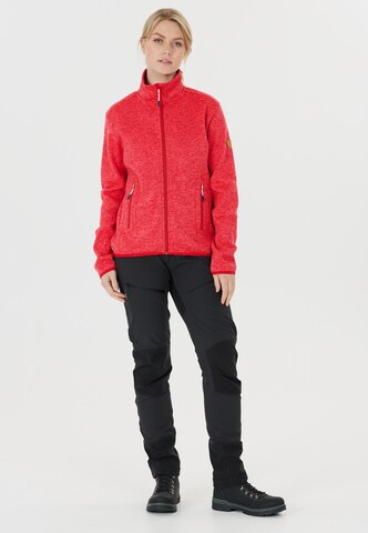 Whistler Athletic Fleece Jacket 'SAMANI' in Red