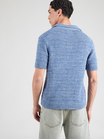 Abercrombie & Fitch Свитер 'MAY4 RAFIA' в Синий