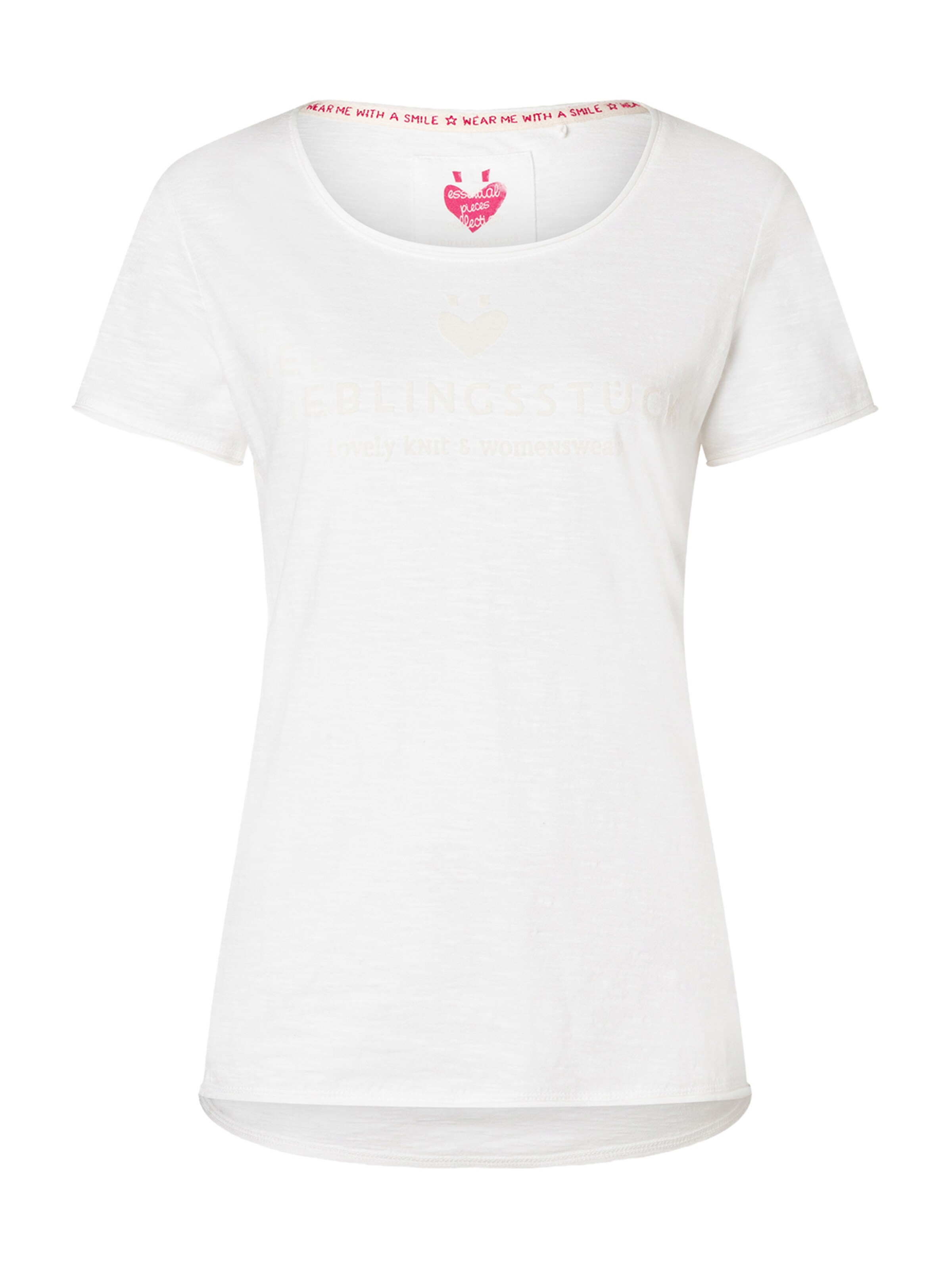 LIEBLINGSSTÜCK Shirt 'Cia' in Wit: voorkant