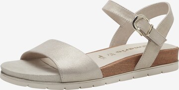 TAMARIS Sandals in Gold: front