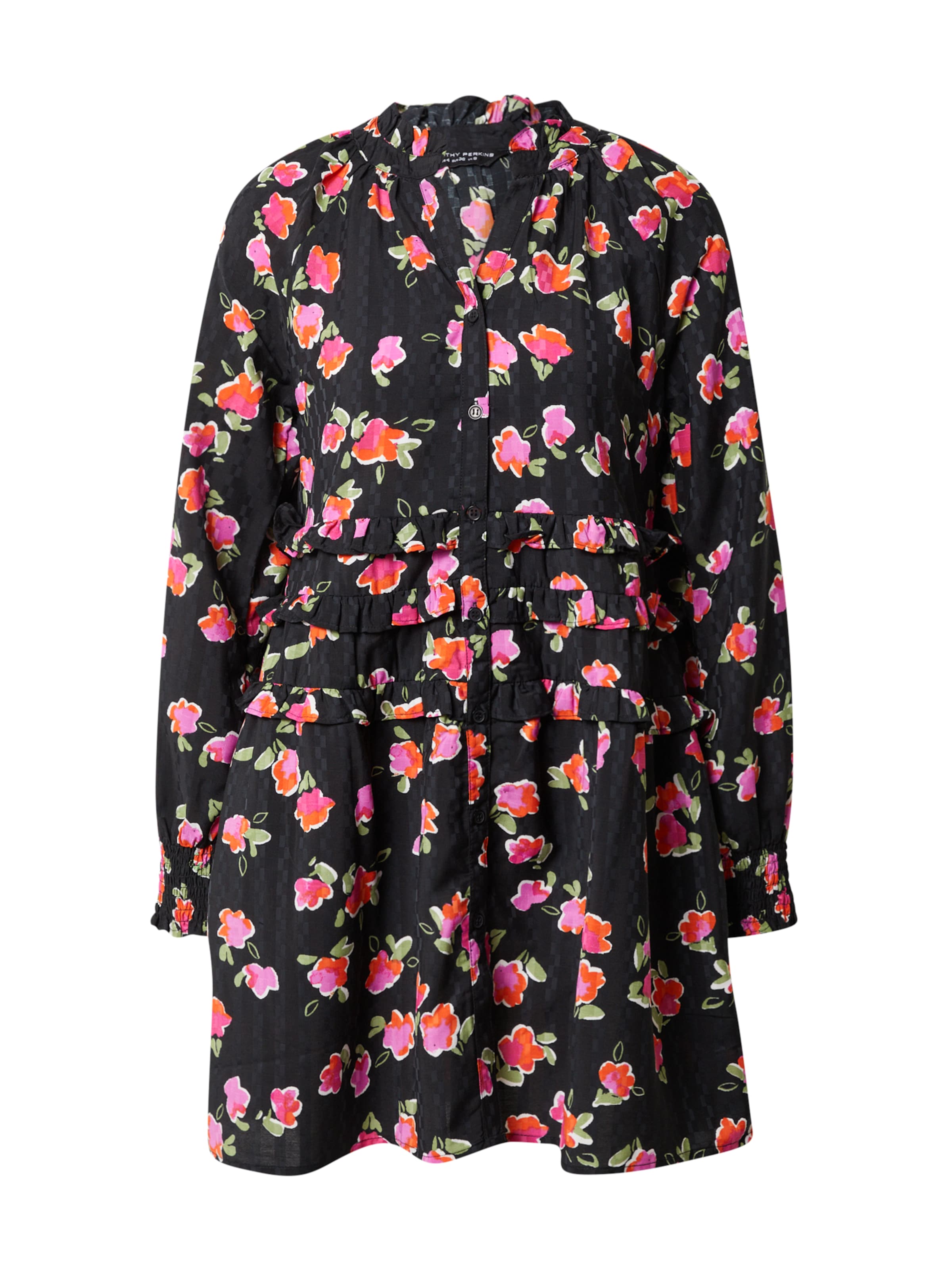 Dorothy Perkins Μπλουζοφόρεμα σε μαύρο: μπροστά