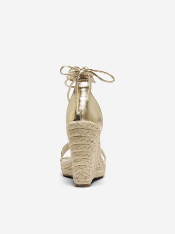 ONLY - Sandalias 'AMELIA' en oro