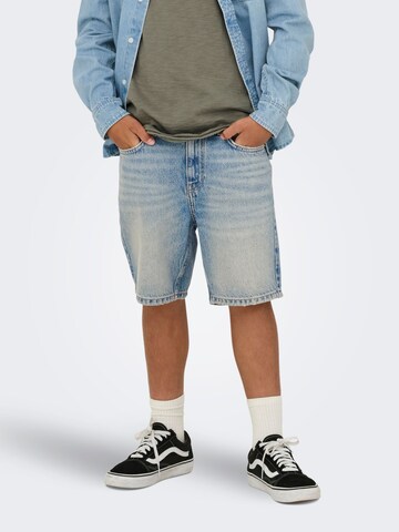 Only & Sons Junior Regular Jeans 'OSJEdge' in Blauw: voorkant