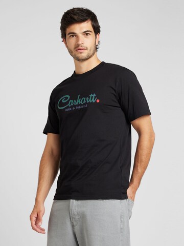 Carhartt WIP - Camiseta 'Paradise' en negro: frente