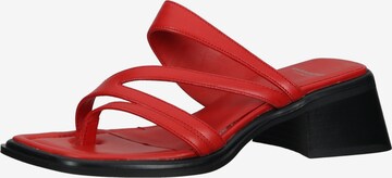 VAGABOND SHOEMAKERS Teenslipper in Rood: voorkant