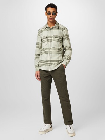 NN07 Regular Chino Pants 'Theo 1420' in Green