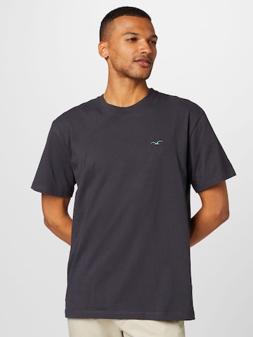 T-Shirt 'Ligull Boxy 2' Cleptomanicx en bleu : devant