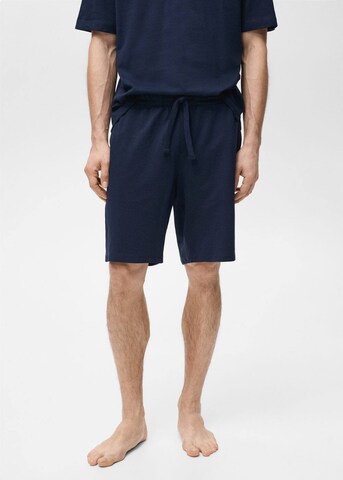 MANGO MAN Pyjama kurz in Blau