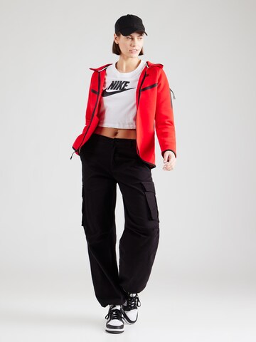 Giacca di felpa 'TECH FLEECE 2' di Nike Sportswear in rosso