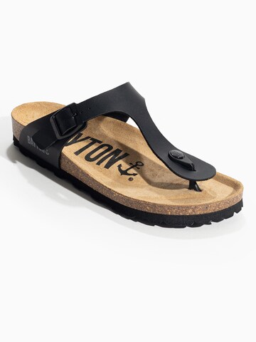 Bayton T-bar sandals 'Mercure' in Black