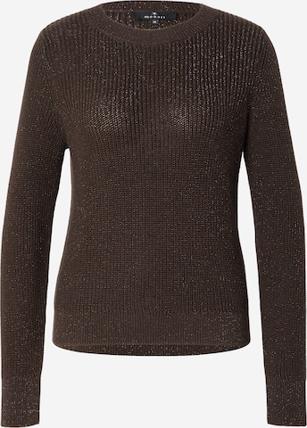 Pull-over monari en marron : devant