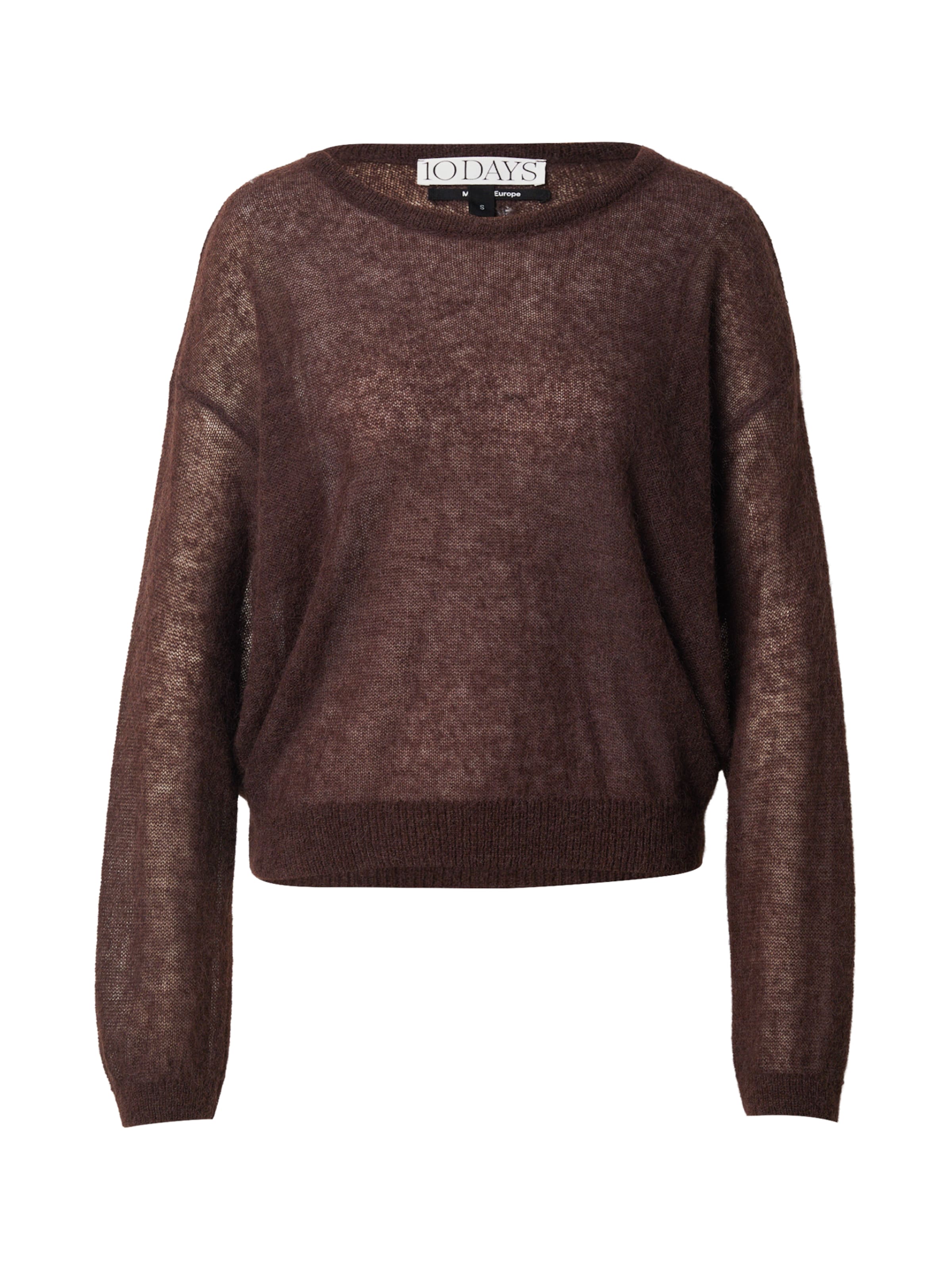 10Days Pullover i brun: forside