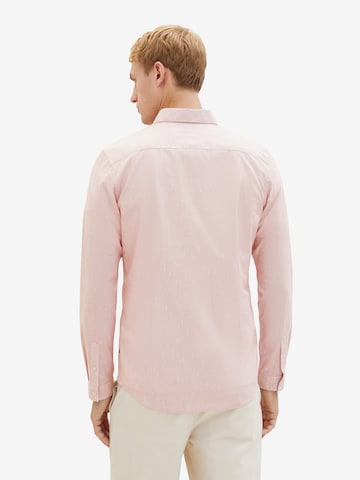 TOM TAILOR Regular fit Button Up Shirt in Pink